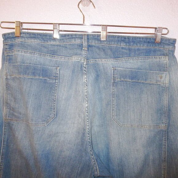Anthropologie Pilcro The Kenna Barrel Jeans Size 22W High Rise Wide Leg Denim - Picture 7 of 11